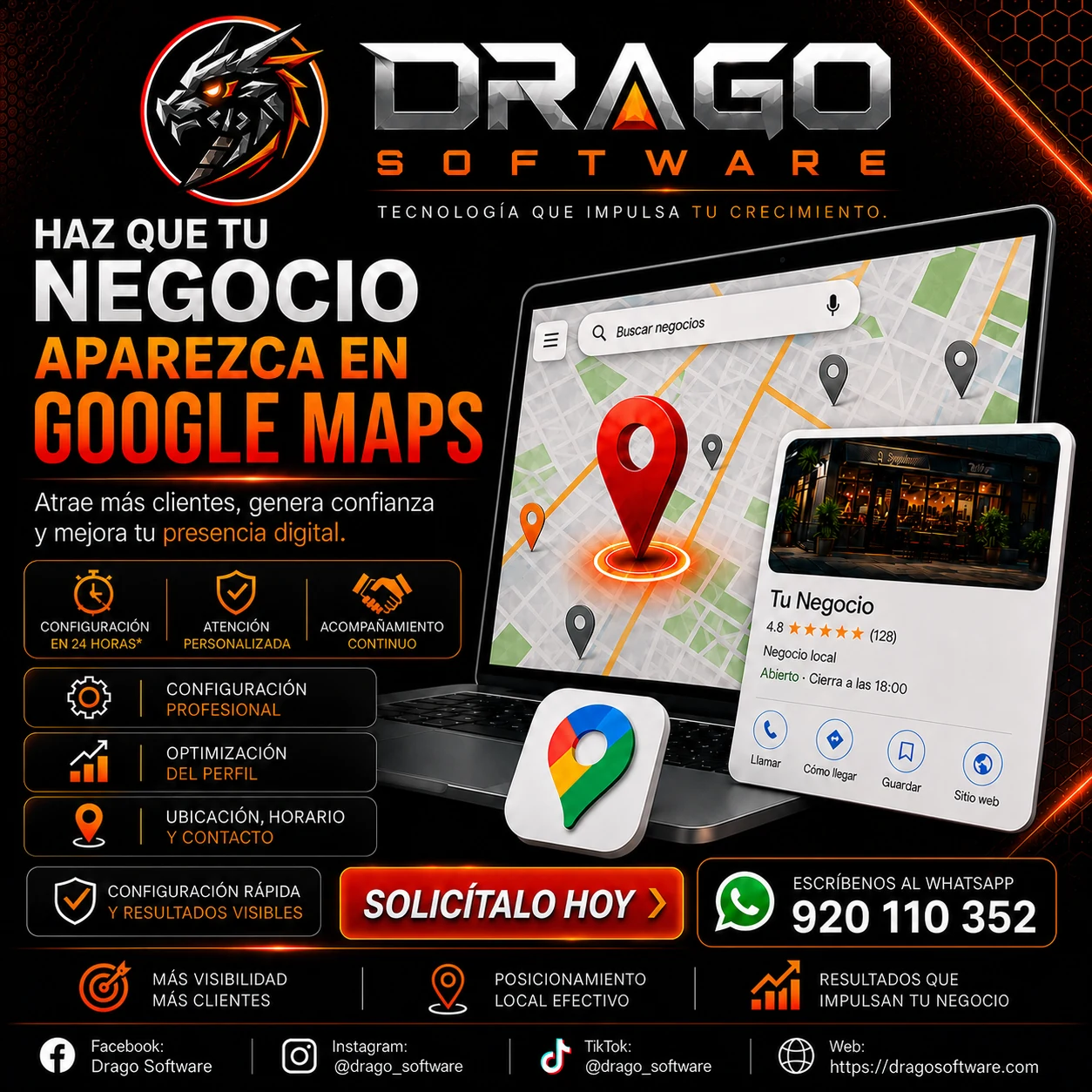 Configuración de Negocio en Google Maps