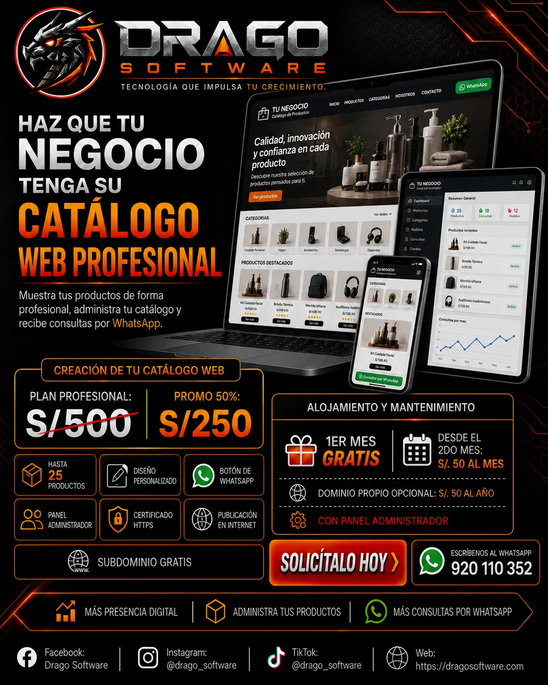 Creación de Catálogo Web Profesional